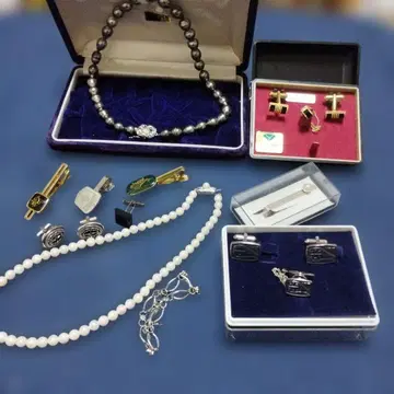 2주얼리 세트 펄 목걸이 실버 골드 컬러 액세서리