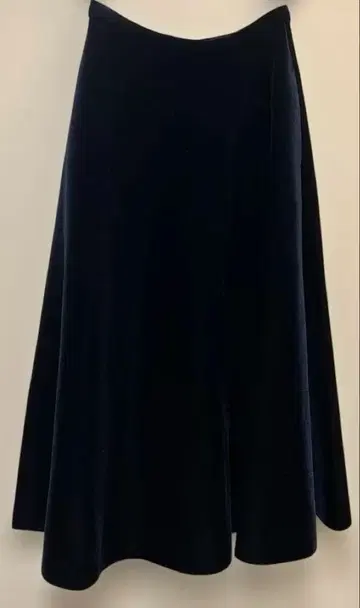 르쉘블루/벨로아풍 네이비 플레어 스커트/M 사이즈