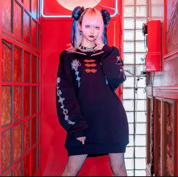 LISTEN FLAVOR 드래곤 차이나 세일러 원피스 1121D2