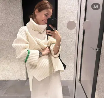 yori 홀 가먼트 침니 니트 IENA 시뇨