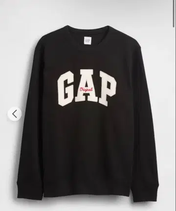 GAP 블랙 로고 트레이닝복 맨투맨 블랙 겨울 의류