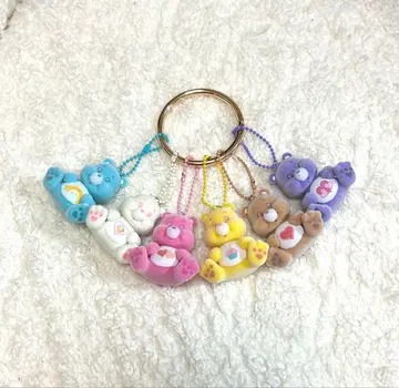 케어베어 플로키 피규어 마스코트 2종 컴플리트