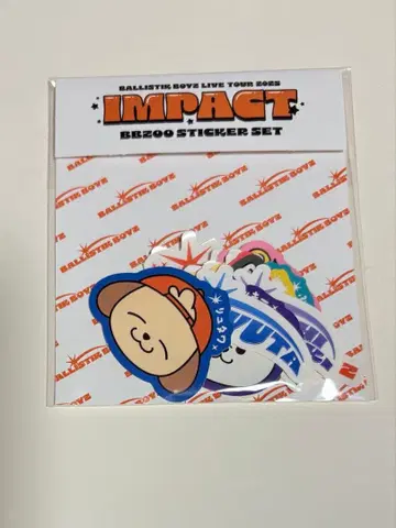 [ 미개봉품 ] IMPACT BBZOO 스티커 세트