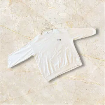 미피 긴팔 트레이닝복 LL 사이즈 속기모 자수 화이트