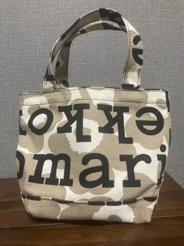 마리메꼬 토트백 베이지/블랙