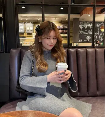 thetoe Reims Flare Onepiece 그레이 S 사이즈