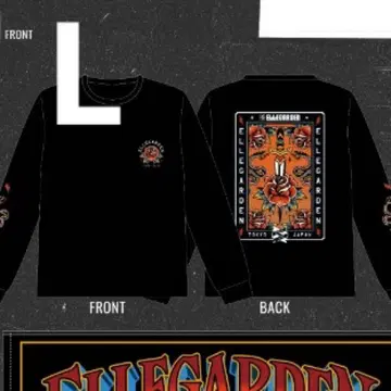 엘르가든 ELLEGARDEN 롱T 블랙 L 사이즈 티셔츠