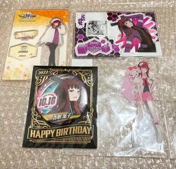 카토리 요코 아크릴 스탠드 캔뱃지 4개 세트