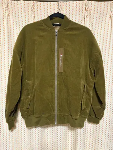 [ 익명 배송 ] Champion 충전솜 코듀로이 자켓 카키