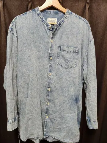 GLOVE HOUSE 데님 셔츠 긴팔 라이트 블루