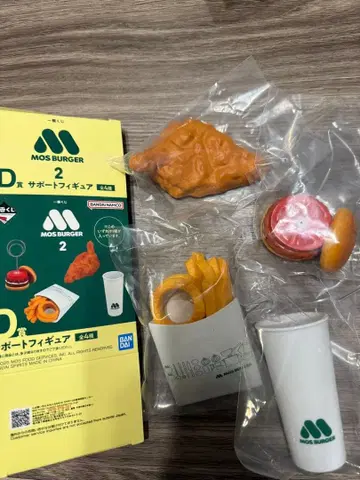 모스버거 2 제일복권 D상 서포트 피규어 컴플리트 세트 전 4종