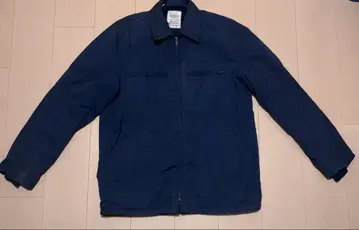 네이비 코튼 혼방 밀리터리 자켓