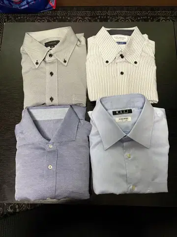 긴팔 와이셔츠 4장 세트