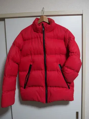 다운 자켓 탈부착 후드 부착