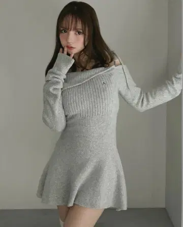 andmary 미니 원피스 그레이 새상품급