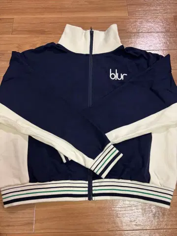 blur 트랙 자켓 네이비