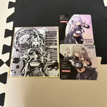 시시로 보탄 네코마타 오카유 카드 세트