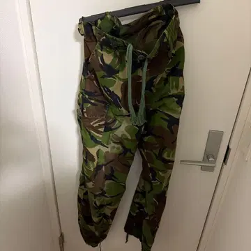 카모플라쥬 카고 팬츠 드로우 스트링