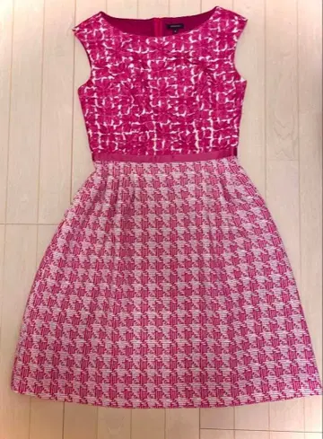 tocca 꽃무늬 하운드투스 원피스