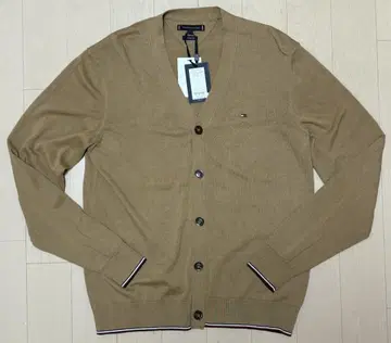타미힐피거 가디건 남성용 L 사이즈 실크 혼방 정가 25,300엔