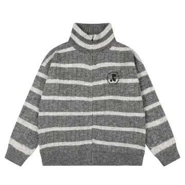 Rest&recreation 스트라이프 니트 스웨터 하이넥