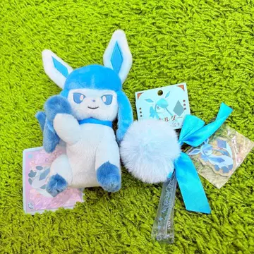 글레이시아 봉제 인형 키링 Eevee Collection