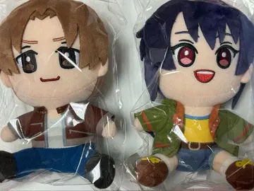 레이징 루프 방석양명+세리자와 치에미 봉제 인형