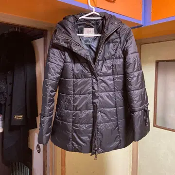 rady 여성용 블랙 퀼팅 다운 자켓 코트