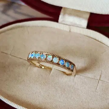 ete K10 펄 하프 이터니티 반지 #13