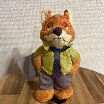 디즈니 스토어 주토피아 닉 플러시 키체인 키체인