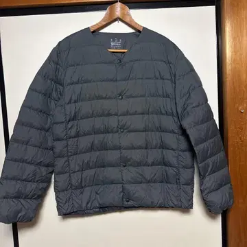 MUJI 무인양품 경량 다운 노카라 자켓