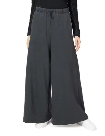 adidas 스튜디오 라운지 와이드 레그 플리스 팬츠