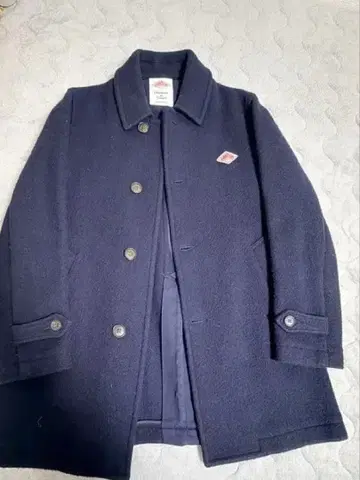 단톤 울 코트 네이비 일본제