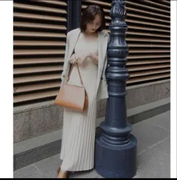 anuans 와이드 리브 원피스