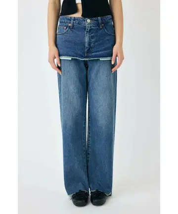 LAYERED WIDE STRAIGHT 데님