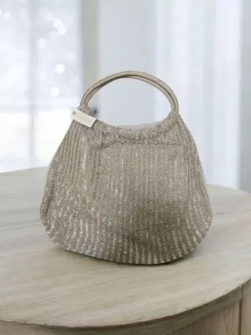 미사용 RICKI DESIGNS 실버 비즈 백