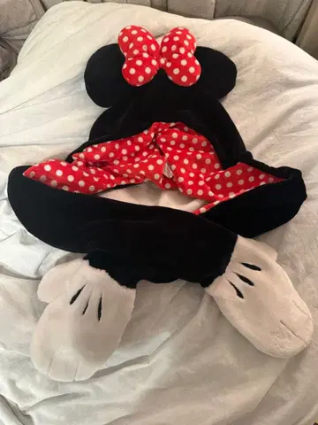 미니 마우스 머플러 캡 성인용