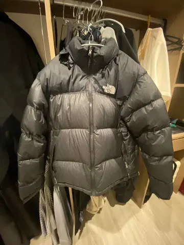 THE NORTH FACE 블랙 다운 자켓 2XL