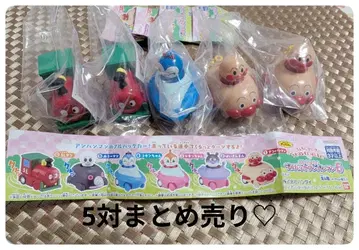 빙글빙글 턴! 풀백 호빵맨 6 5개 묶음 판매