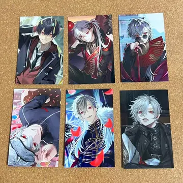 니지산지 쿠츠하 랜덤 사진풍 카드 6종 세트