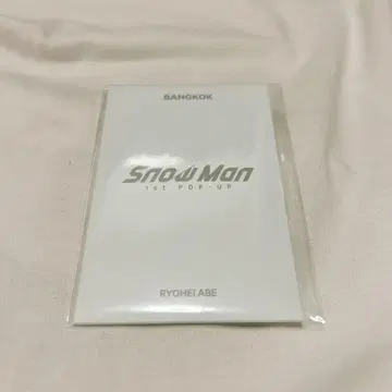Snow Man 방콕 POPUP 아베 료헤이 포토 카드