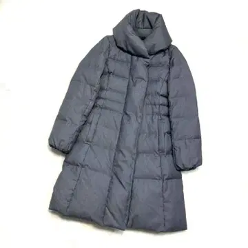 새상품급 23구 숄카라 다운 자켓 A라인 그레이 S