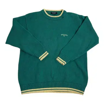 [ L ] GUESS CLASSICS 그린 니트