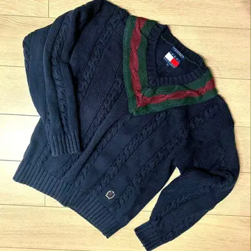 [ TOMMY HILFIGER ] 케이블 니트