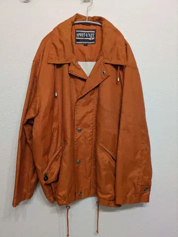 SPORT UNIT 오렌지 나일론 자켓