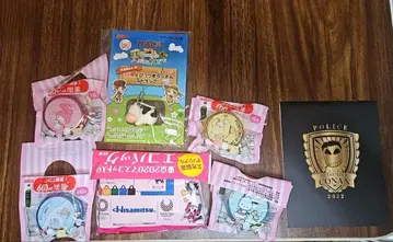 기린 캐릭터 굿즈 세트, 올림픽 에코백, 코난 혜택 노트