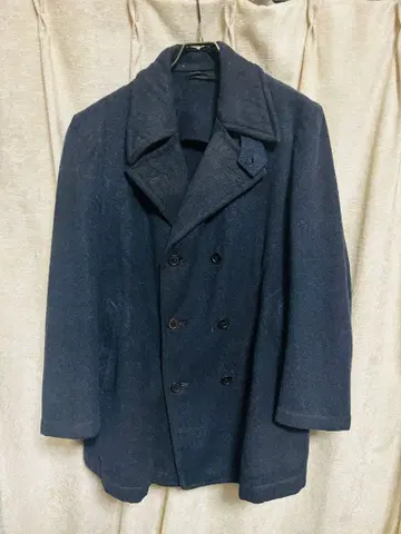 50s 프렌치 빈티지 피코트 유로 빈티지 턱 스트랩