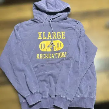 XLARGE 후드티 보라색