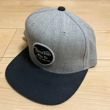 브릭스턴 스냅백 캡 그레이/블랙