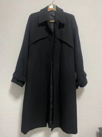 HARE 블랙 롱 코트 M